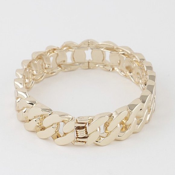 Chain Cuff Bracelet - Picture 2 of 4